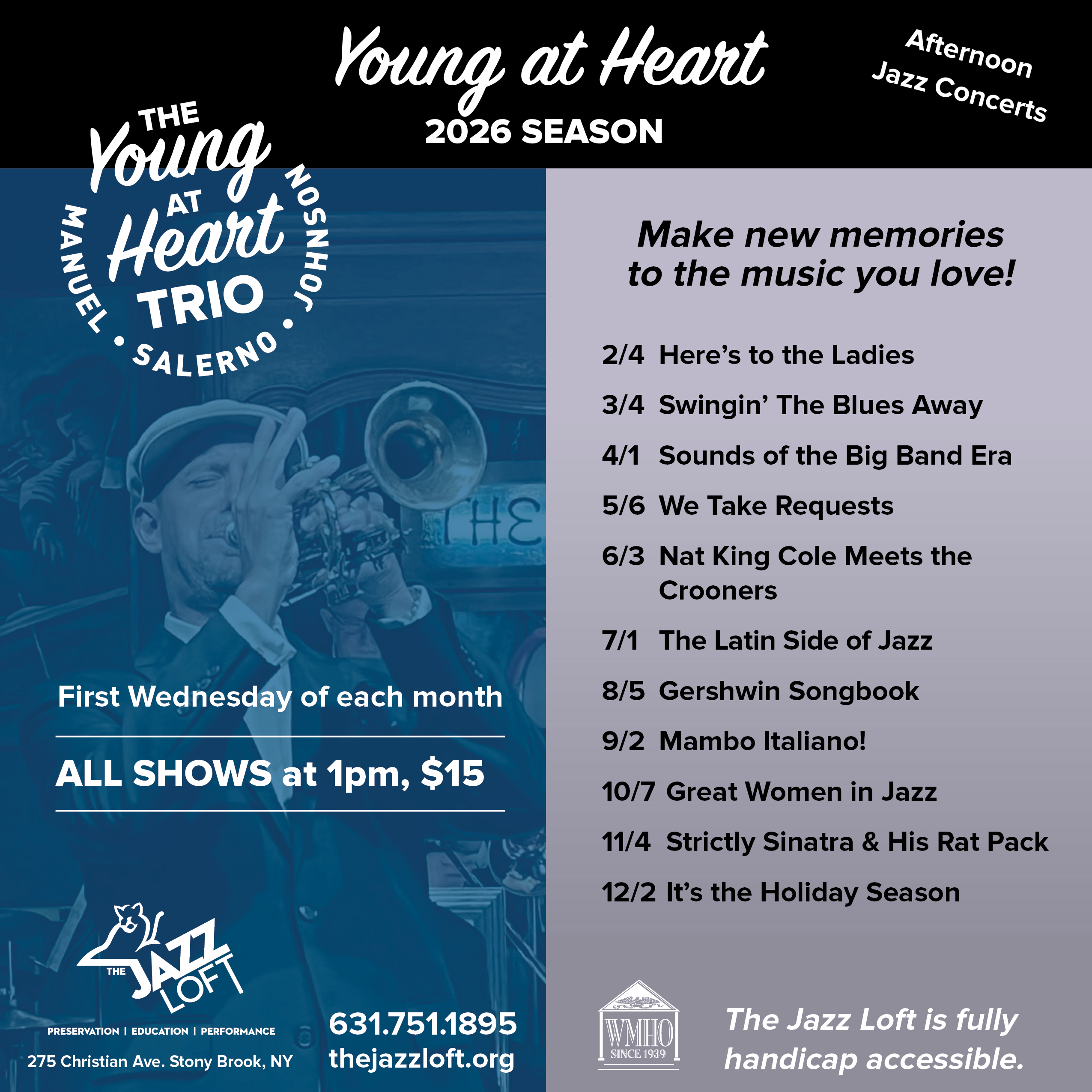 Young at Heart 2026 Season