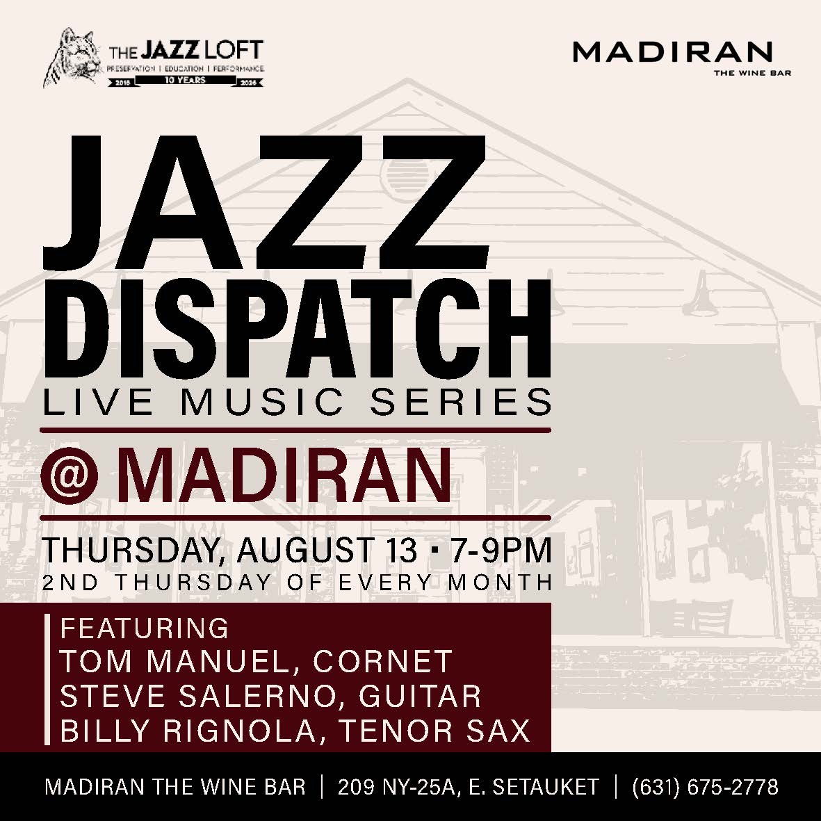 8.13 Jazz Dispatch Madiran
