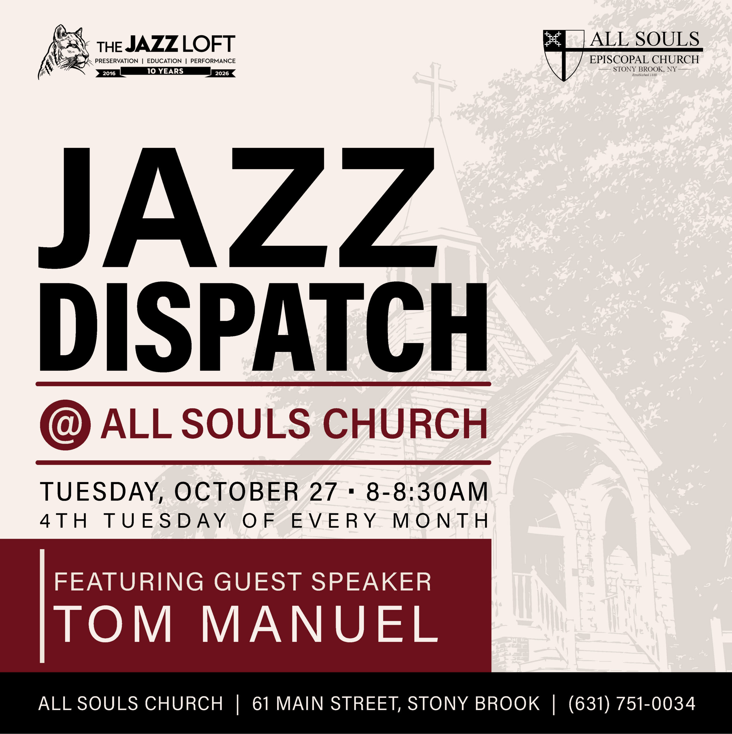 10.27 Jazz Dispatch All Souls