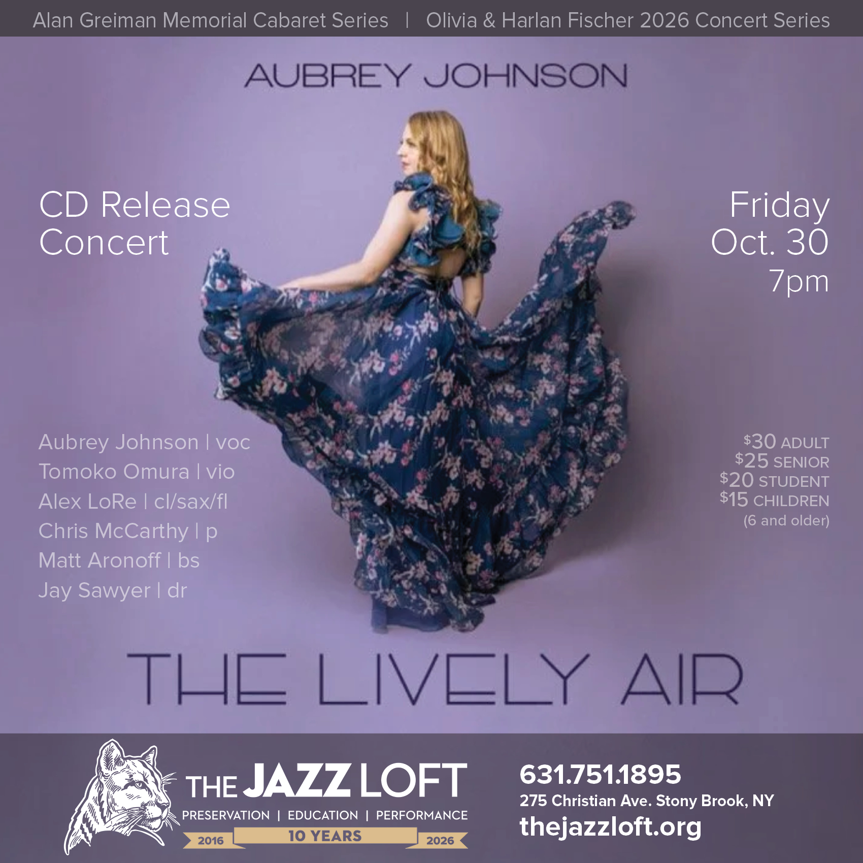 10.30 Aubrey Johnson 10.30 Aubrey Johnson