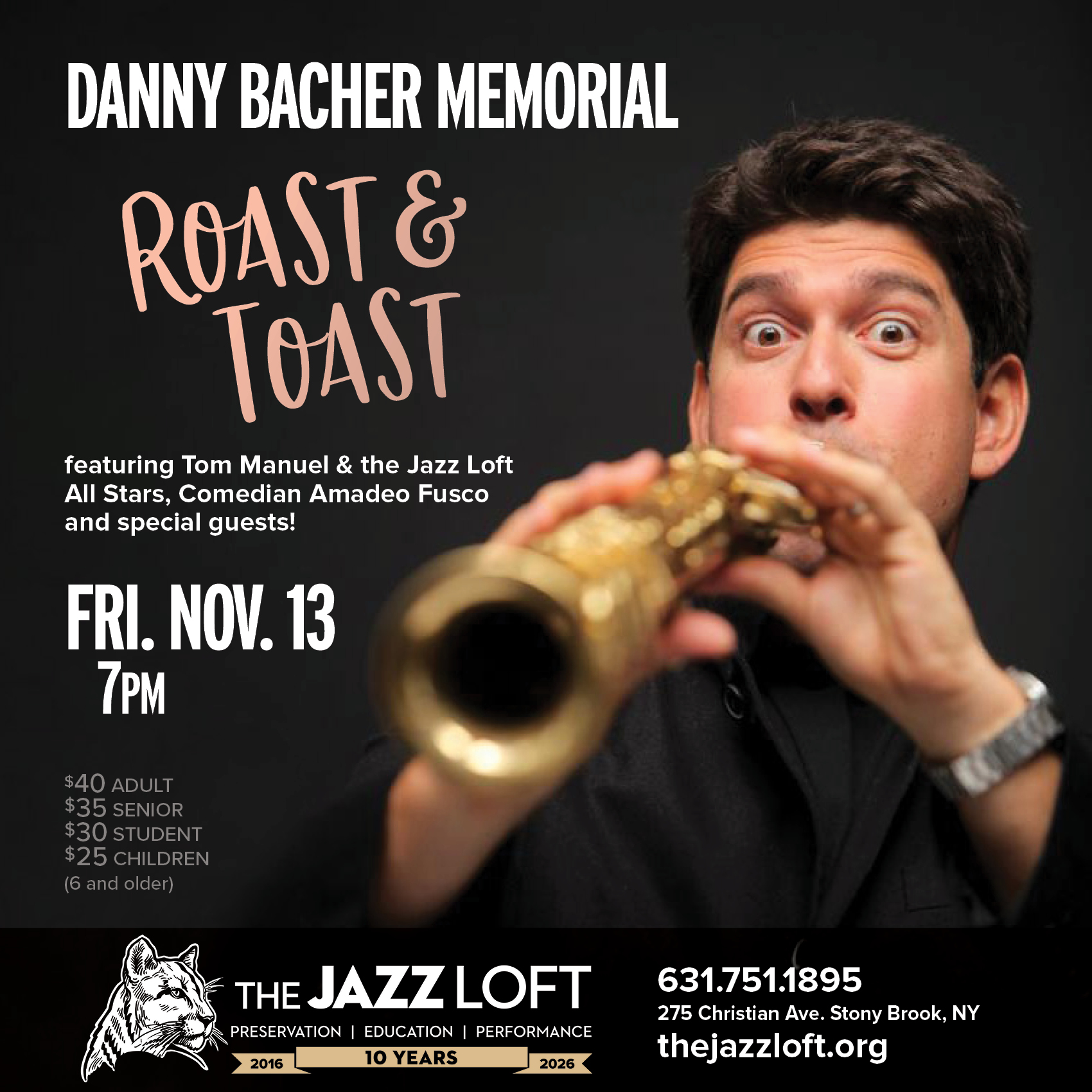 11.13 Danny Bacher Roast & Toast Danny Bacher Roast & Toast