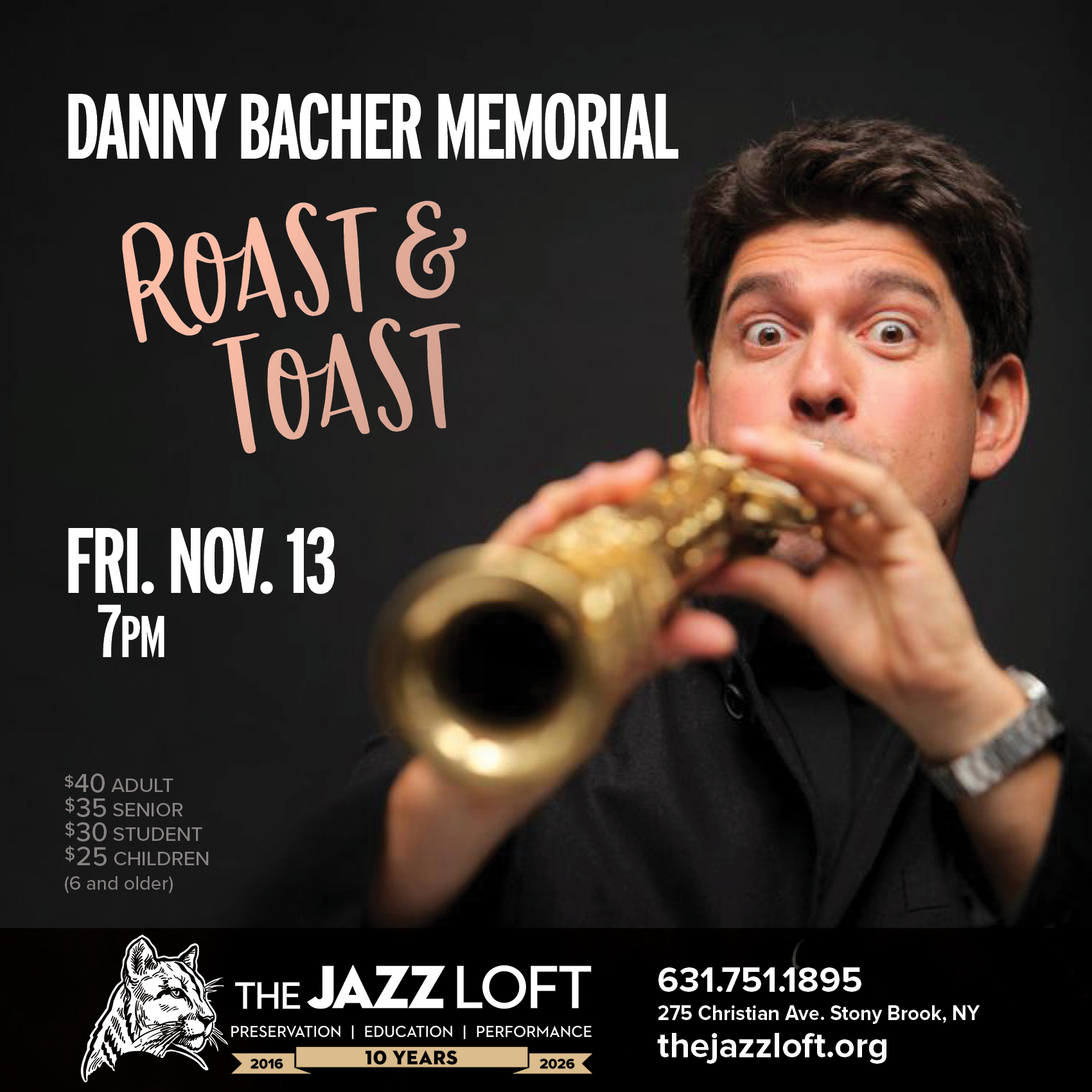 11.13 Danny Bacher Roast & Toast Danny Bacher Roast & Toast